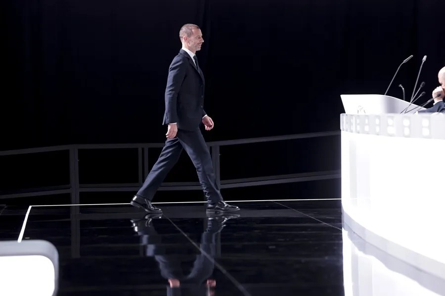 El presidente de la UEFA, Aleksander Ceferin