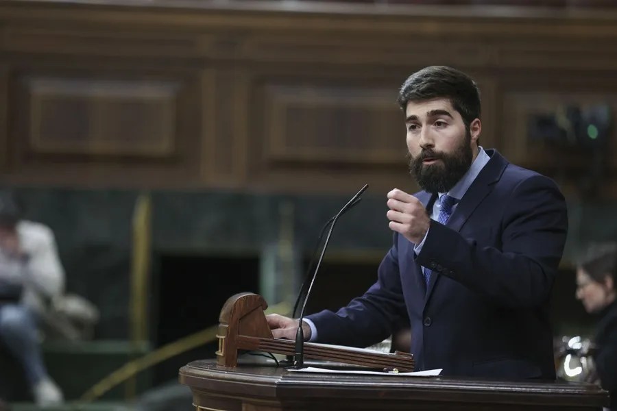 El diputado de Vox Manuel Mariscal