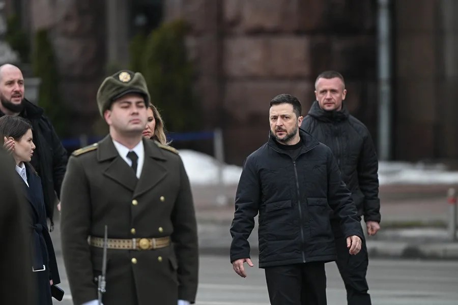 El presidente de Ucrania, Volodymyr Zelensky