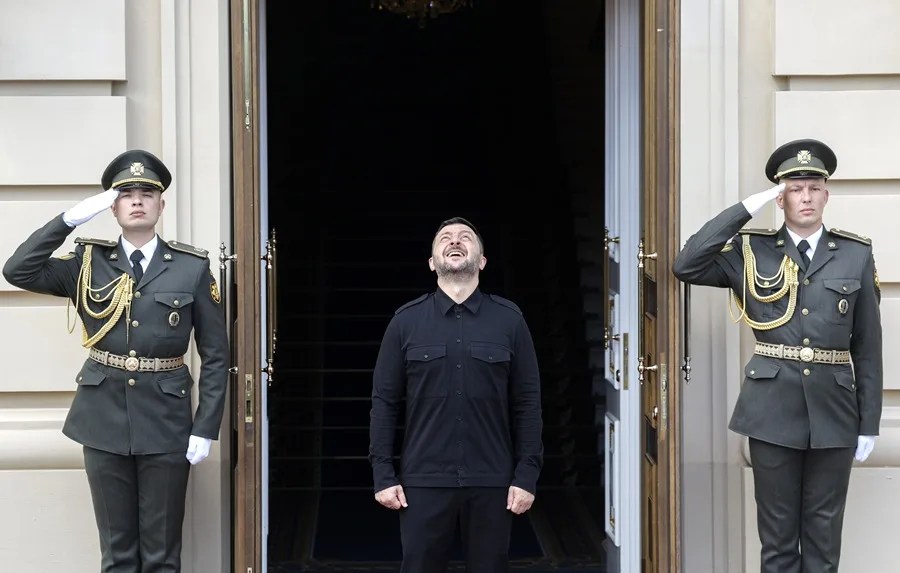 El presidente ucraniano, Volodímir Zelenski,