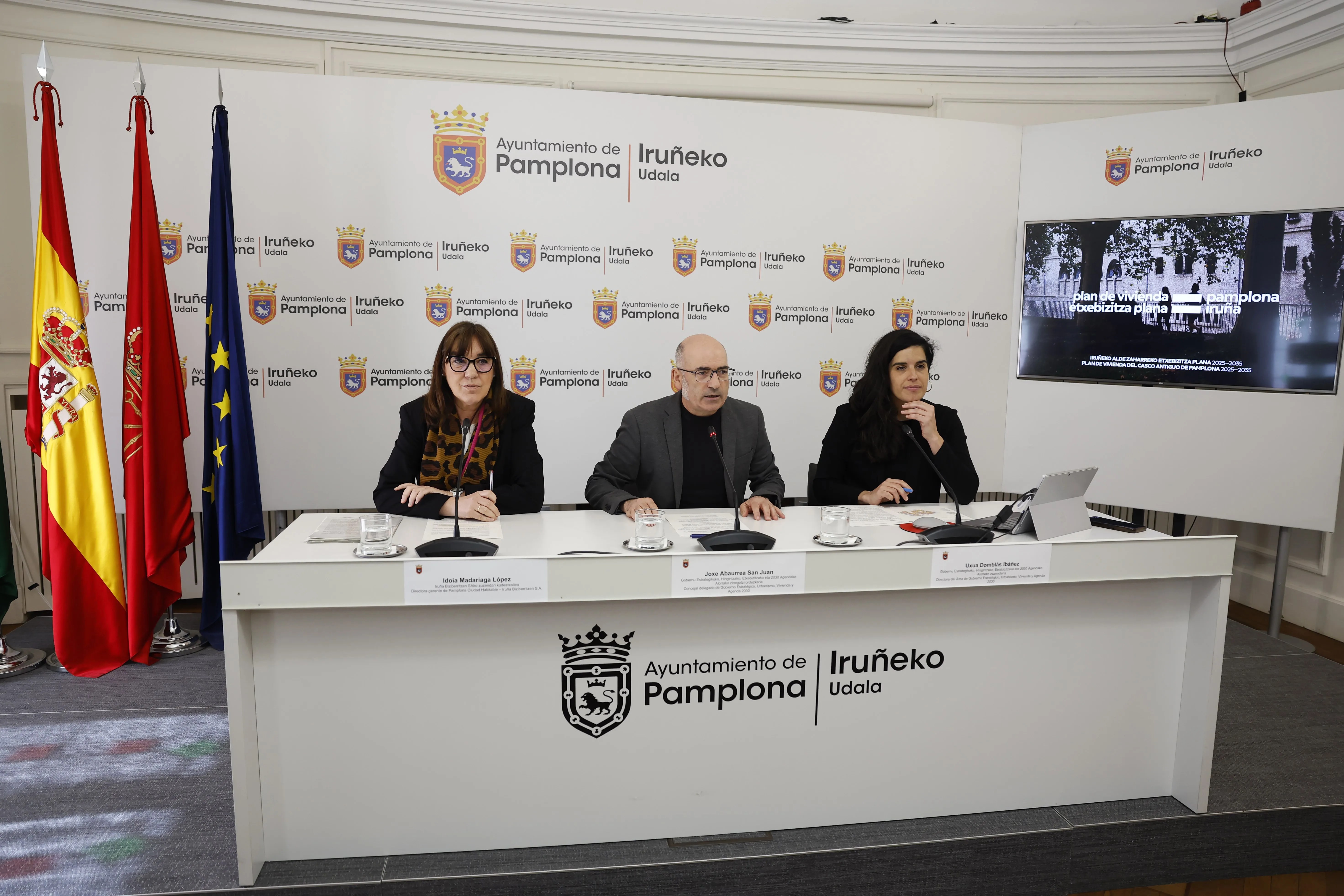 Imagen de la presentación del Plan de Vivienda del Casco Antiguo 2025-2035