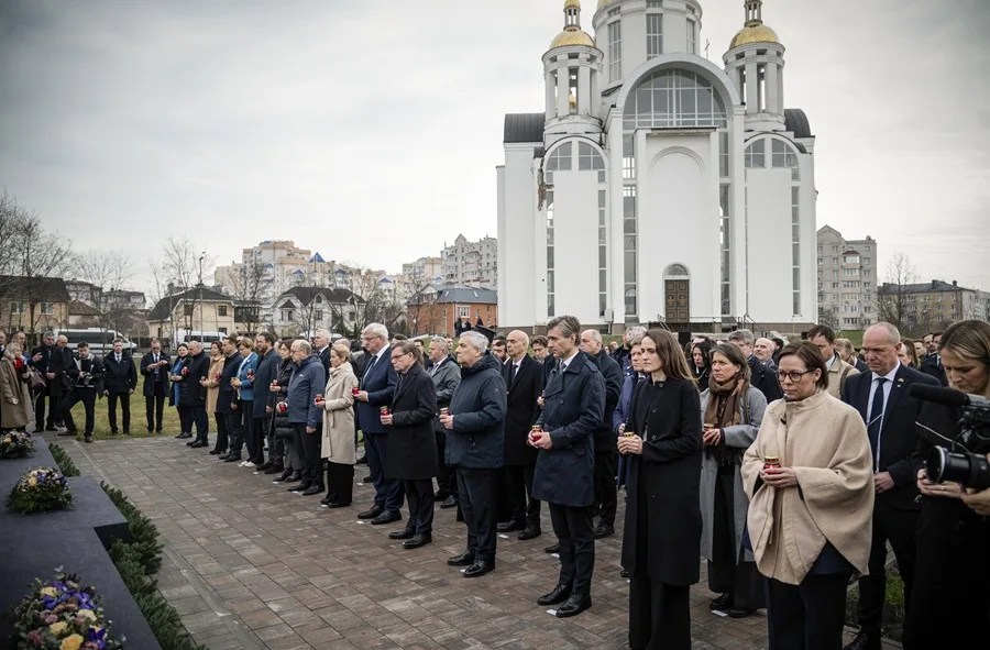 Conmemoración del cuarto aniversario de la masacre de Bucha
