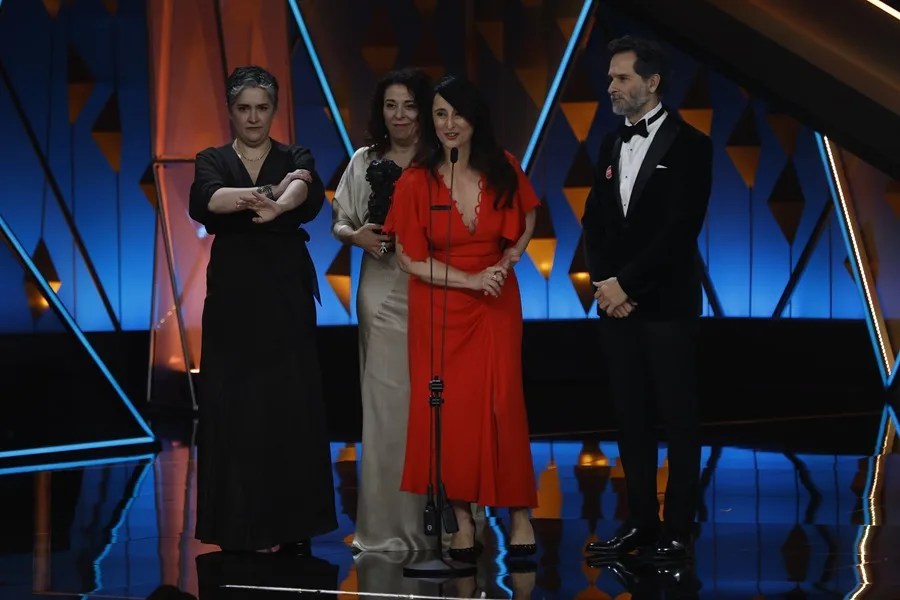 Los productores de la cinta ´Los Domingos´