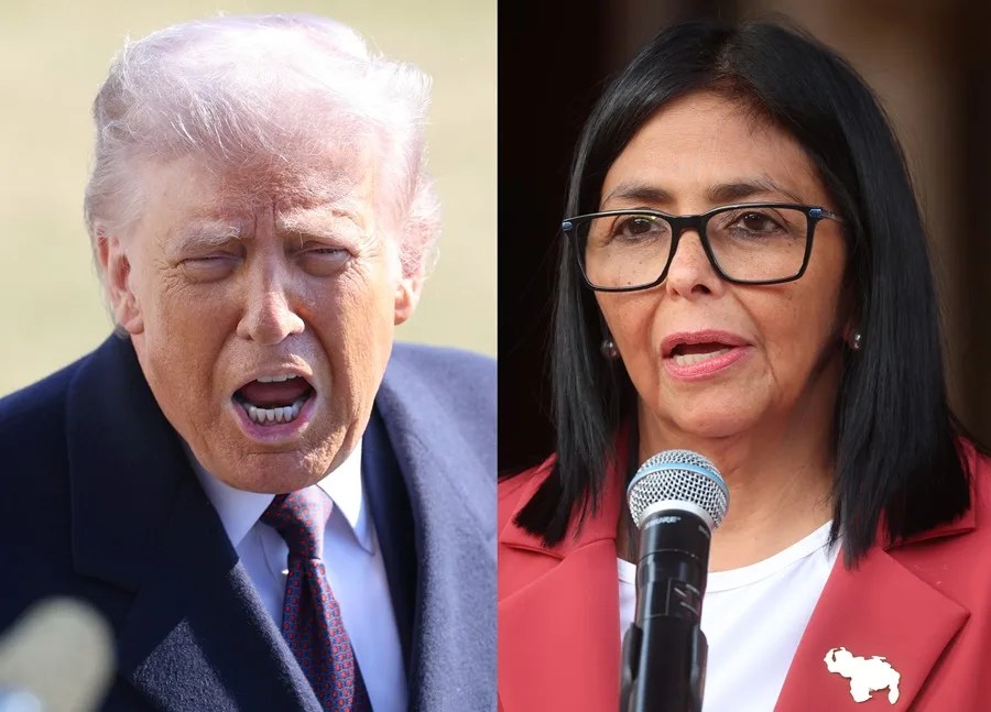 El Gobierno de Trump notifica a la Justicia de EE.UU. el reconocimiento oficial a Delcy Rodríguez