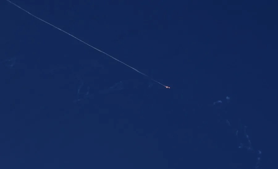 Un misil iraní sobrevuela Cisjordania