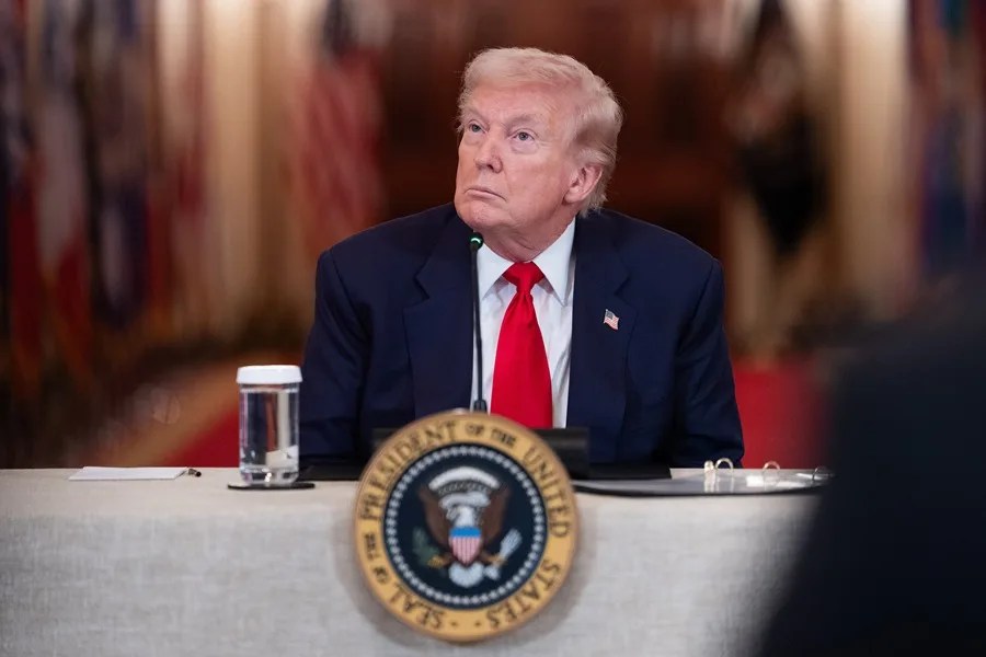 El presidente de los Estados Unidos, Donald Trump