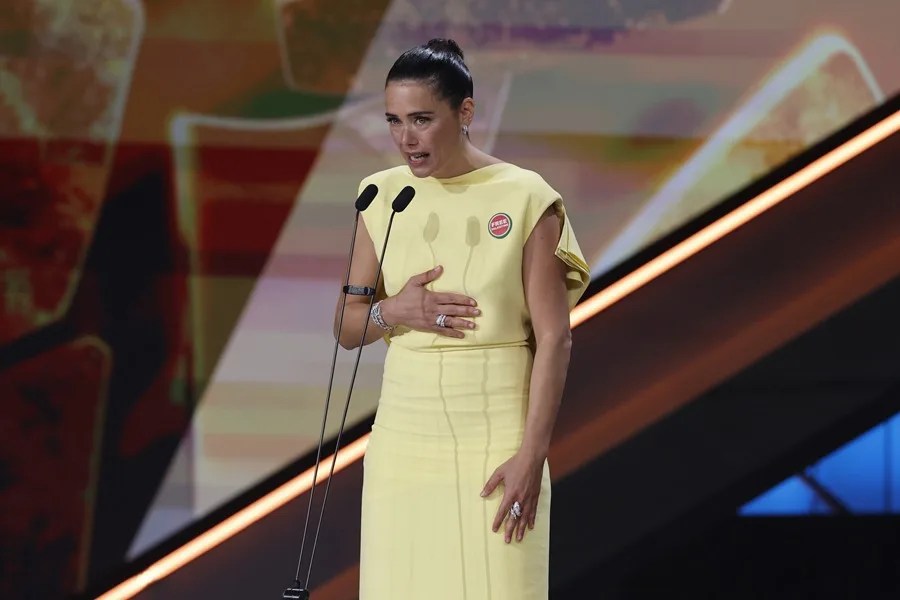 La actriz Patricia López Arnaiz recibe el Goya a mejor actriz protagonista por su trabajo en ´Los domingos