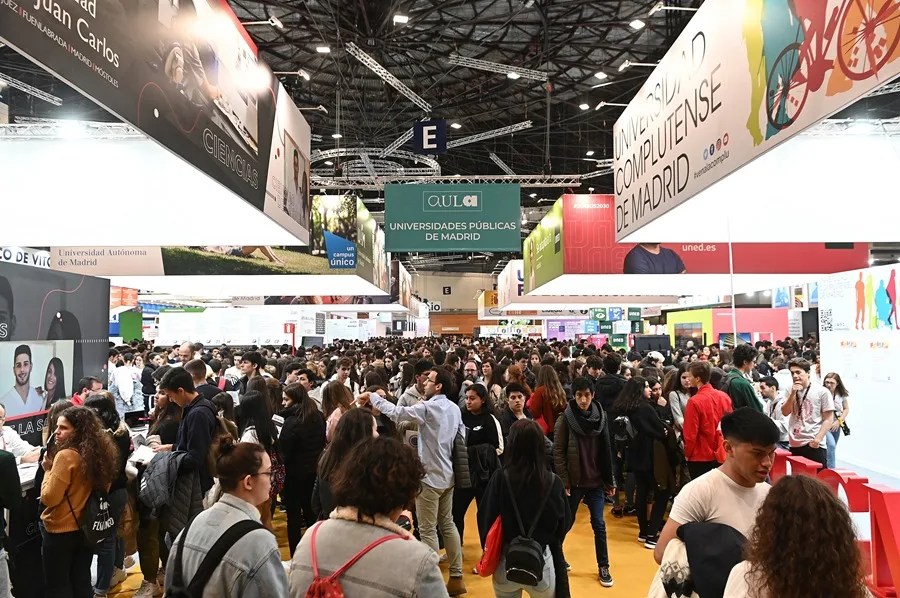 Salón Internacional del Estudiante y de la Oferta Educativa AULA en Madrid.