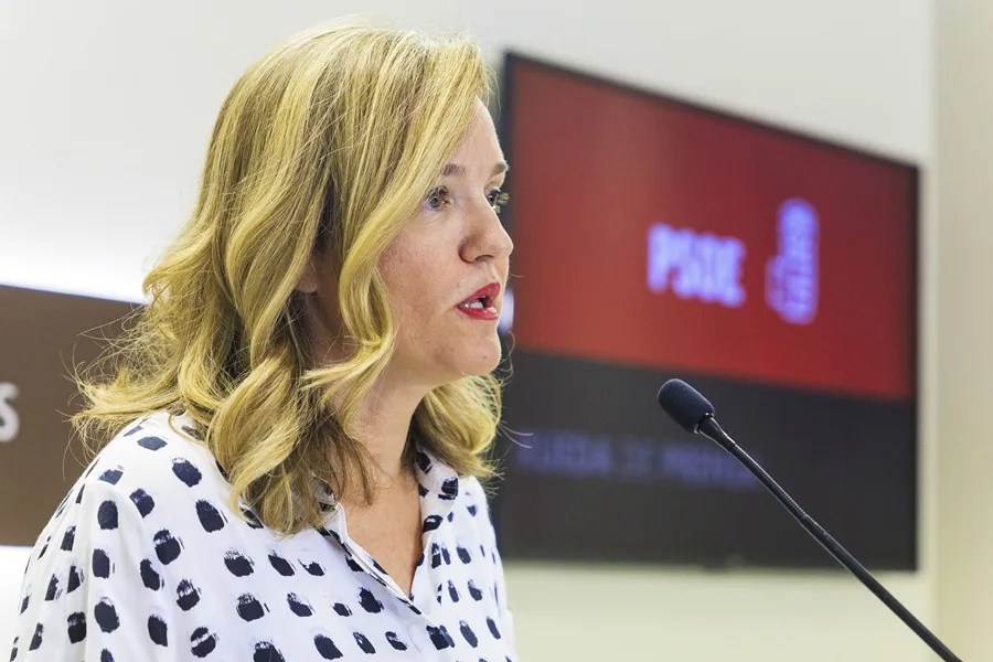 La portavoz del PSOE en las Cortes de Aragón, Pilar Alegría