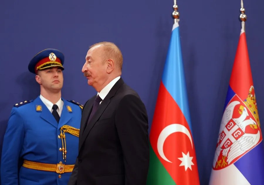 El presidente de Azerbaiyán, Ilham Aliyev
