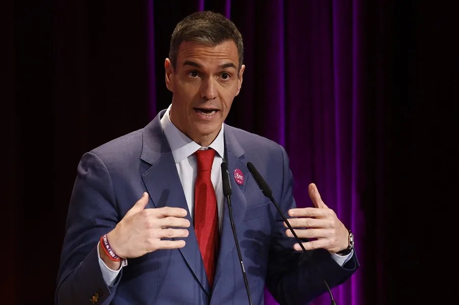 El presidente del Gobierno, Pedro Sánchez