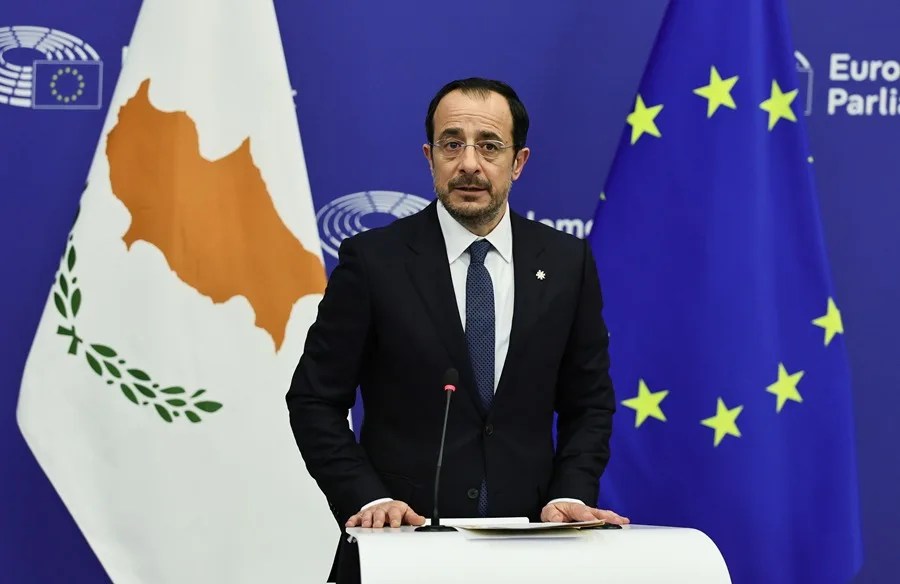 El presidente de Chipre, Nikos Jristodulidis