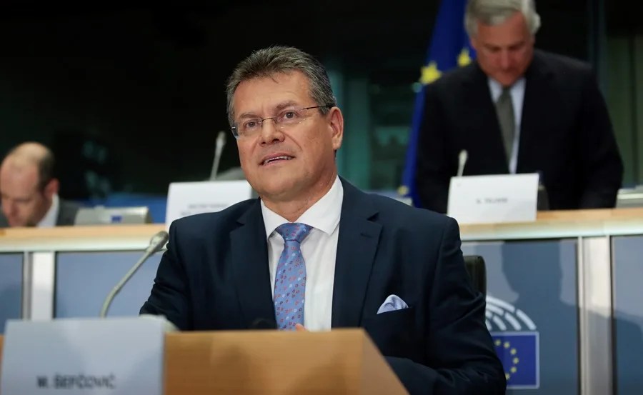 Sefcovic y Greer mantienen una reunión «muy positiva» sobre el acuerdo comercial UE-EE.UU.
