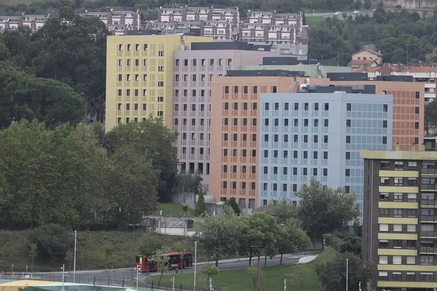 Viviendas nuevas en Bilbao, en una imagen de archivo.