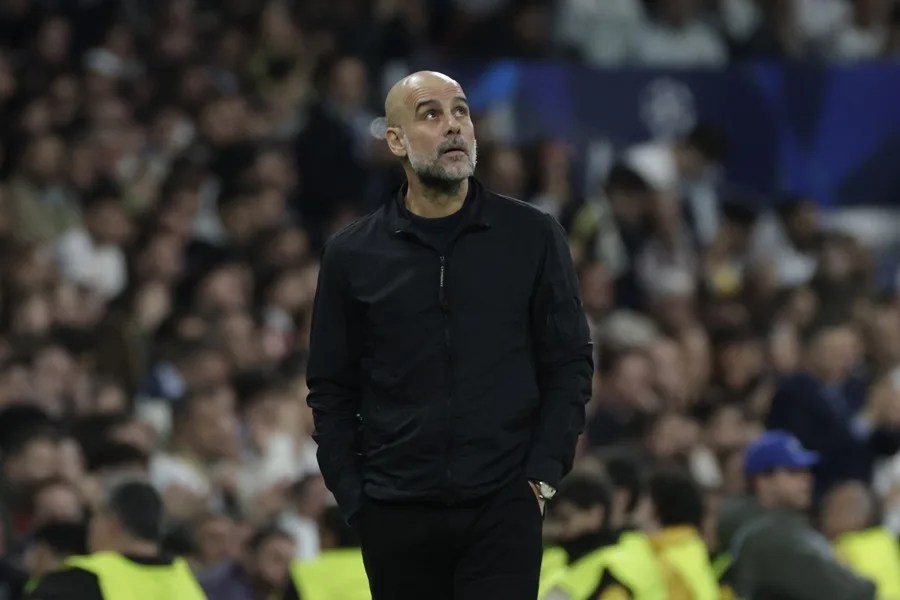 El entrenador del Manchester City Pep Guardiola
