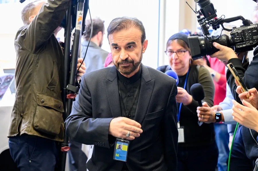 El embajador de Irán ante el Organismo Internacional de Energía Atómica (OIEA), Ali Reza Najafi