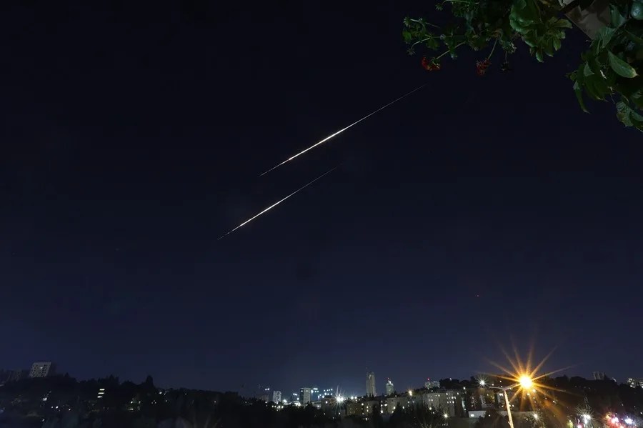El sistema de defensa aérea israelí intercepta proyectiles sobre Jerusalén