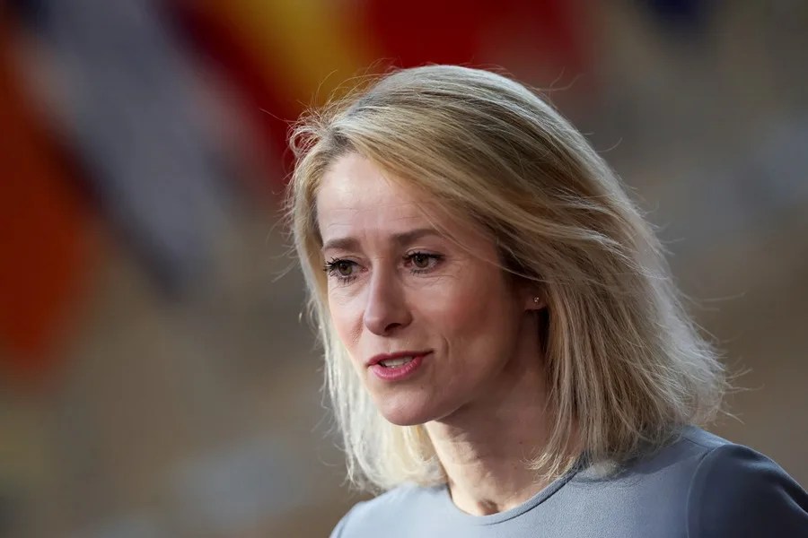 La Alta Representante de la Unión Europea (UE) para Asuntos Exteriores y Política de Seguridad, Kaja Kallas