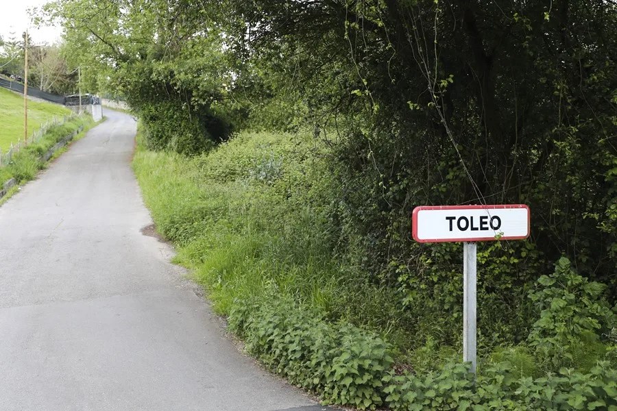 Imagen del acceso a la vivienda del matrimonio.