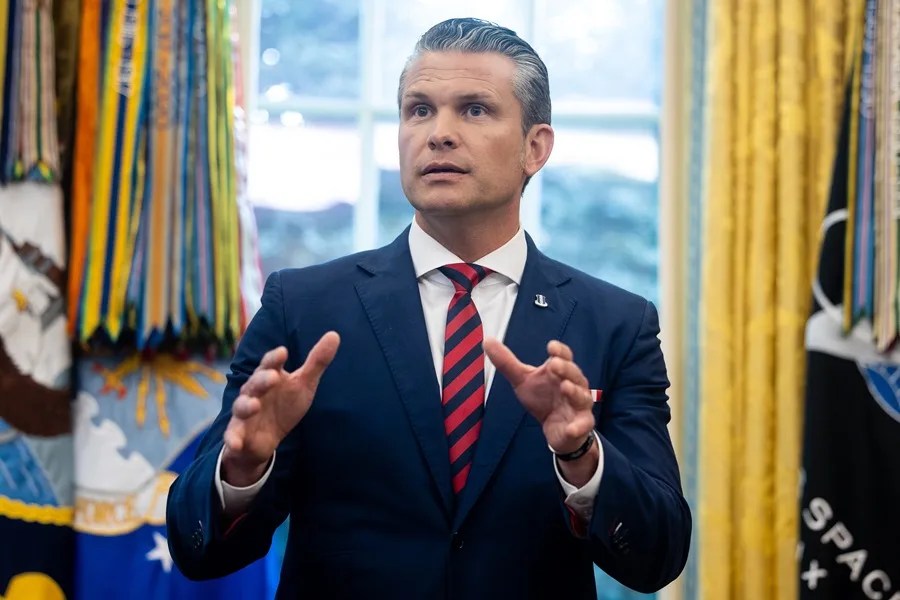 El secretario de Guerra de Estados Unidos, Pete Hegseth