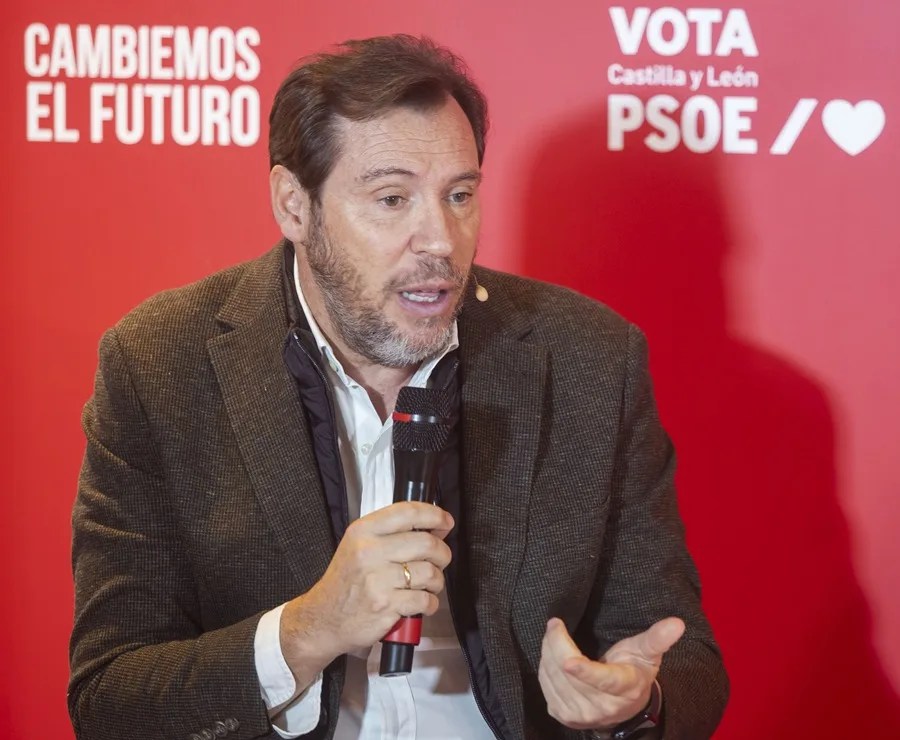 El ministro de Transportes y Movilidad Sostenible y secretario provincial del PSOE de Valladolid, Óscar Puente