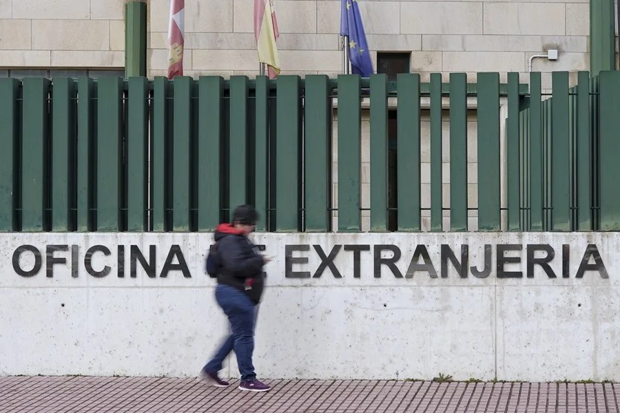 Vista de una oficina de Extranjería