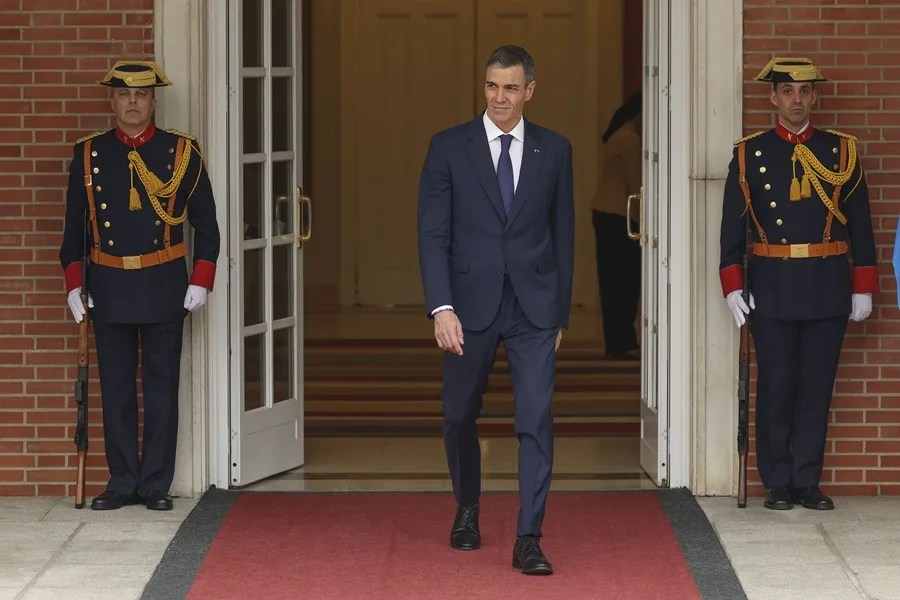 El presidente del Gobierno, Pedro Sánchez