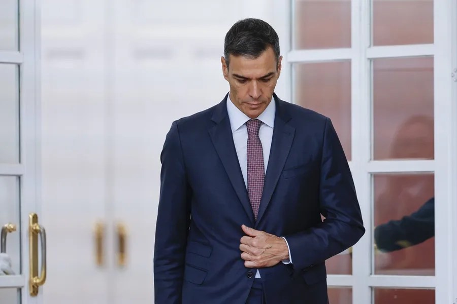 El presidente del Gobierno, Pedro Sánchez