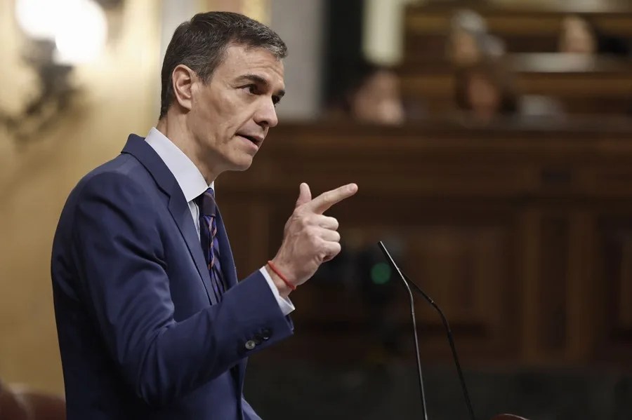 El presidente del Gobierno, Pedro Sánchez