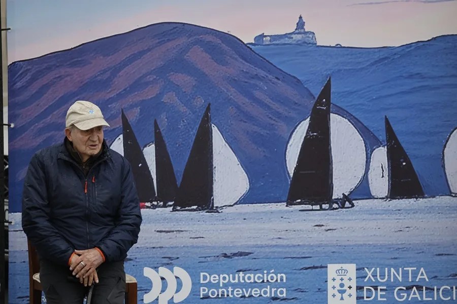 El rey emérito Juan Carlos, en Sanxenxo.