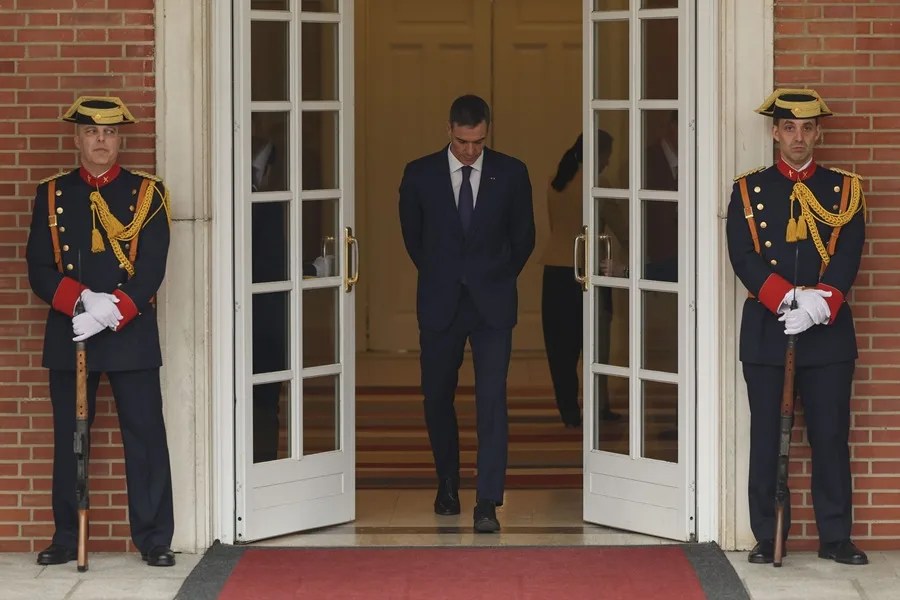 El presidente del Gobierno, Pedro Sánchez