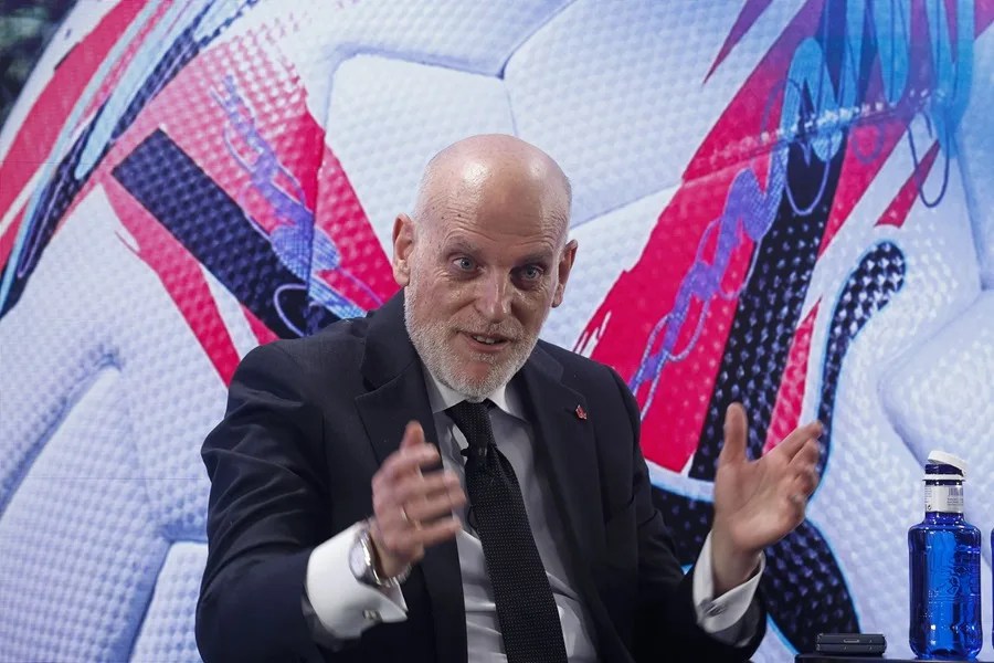 El presidente de LaLiga, Javier Tebas