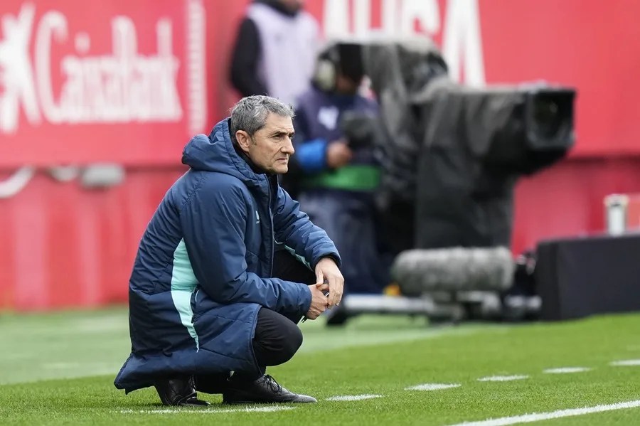 El entrenador del Athletic Ernesto Valverde