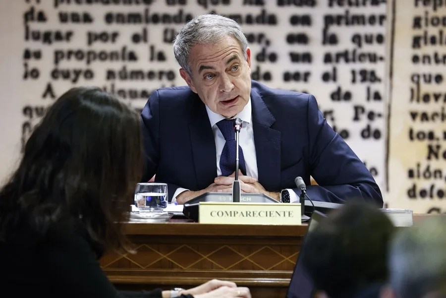 El expresidente del Gobierno José Luis Rodríguez Zapatero comparece este lunes en la comisión de investigación del caso Koldo en el Senado