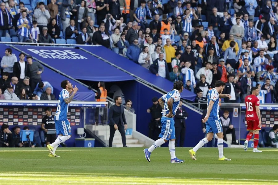 Imagen del partido entre el Espanyol y el Getafe, el pasado 21 de marzo
