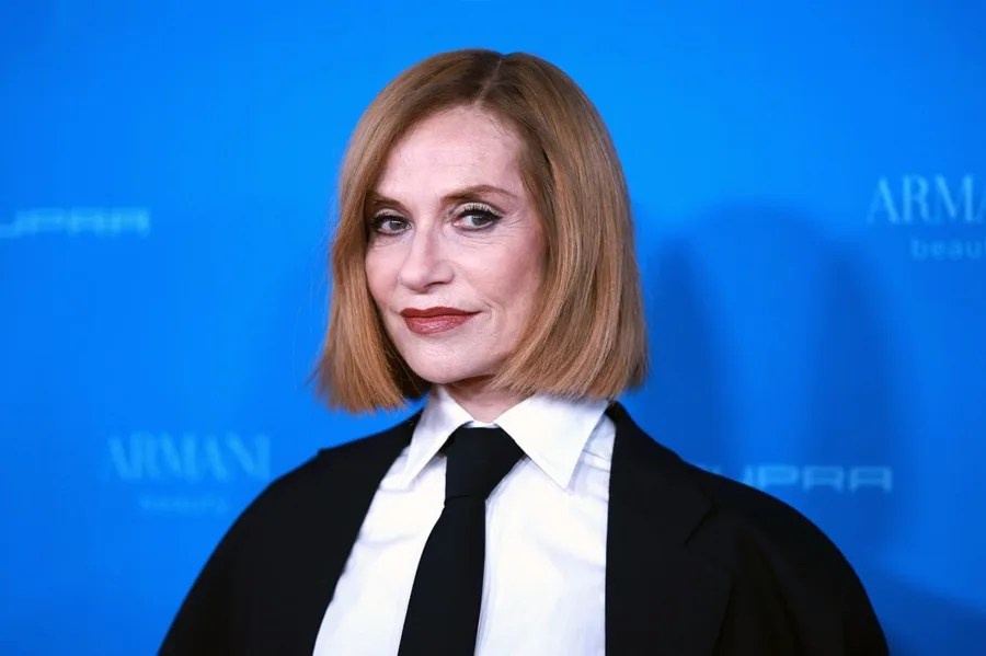 La actriz Isabelle Huppert.