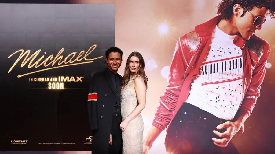 Prince y Bigi Jackson apoyan a su primo Jaafar en el preestreno de 'Michael' en Berlín