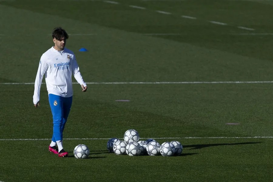 El defensa del Real Madrid Raúl Asencio