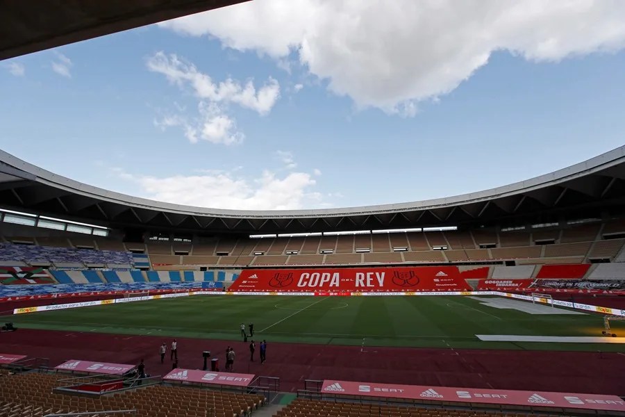 Vista del estadio de La Cartuja de Sevilla
