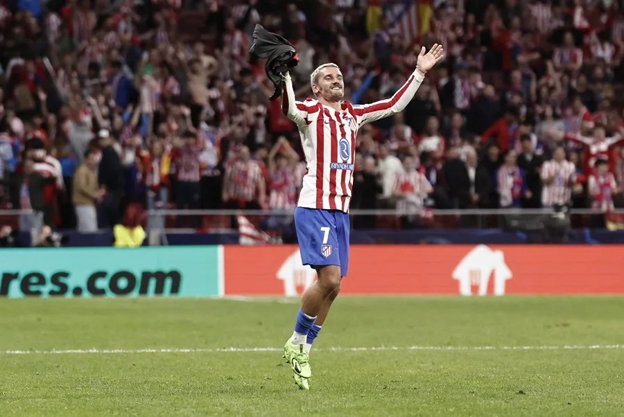 El delantero del Atlético de Madrid Antoine Griezmann