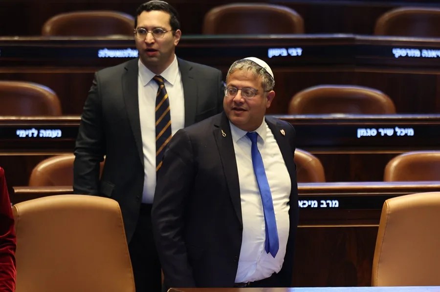 El ministro de Seguridad Nacional israelí, Itamar Ben-Gvir