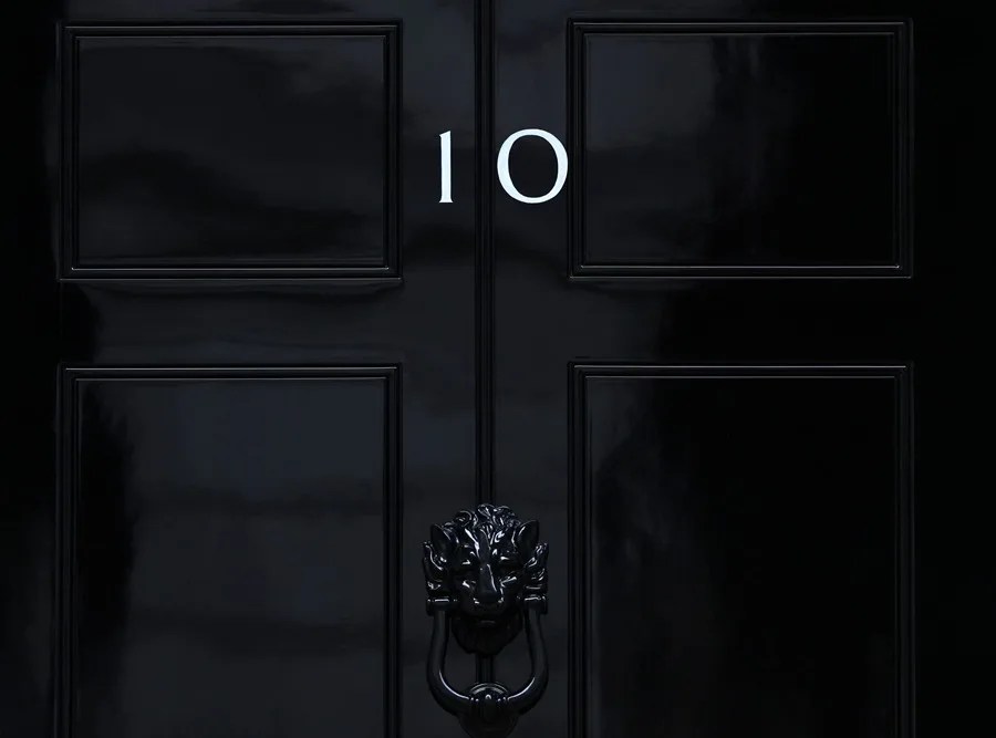 Número 10 de Downing Street en Londres, Gran Bretaña