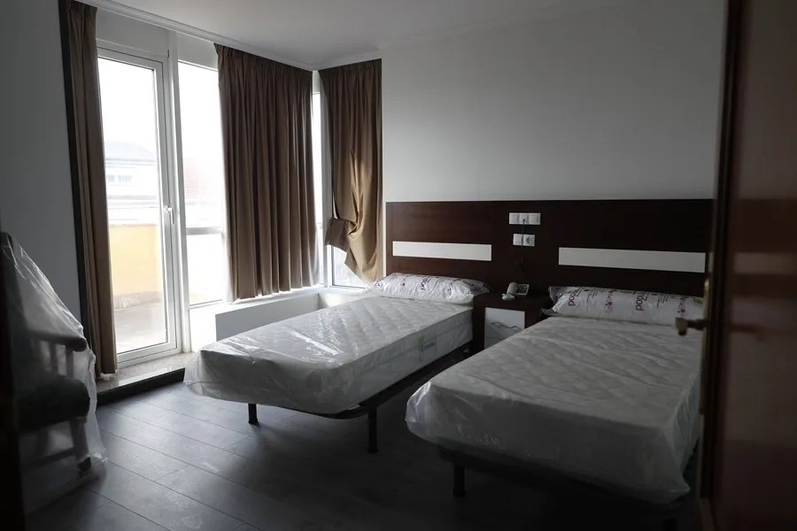 Habitación de un centro de menores migrantes.