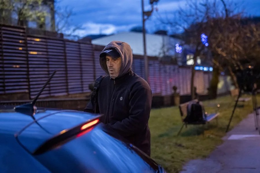 El exjefe de ETA, Garikoitz Aspiazu, Txeroki, a su salida este martes de la prisión de Martutene