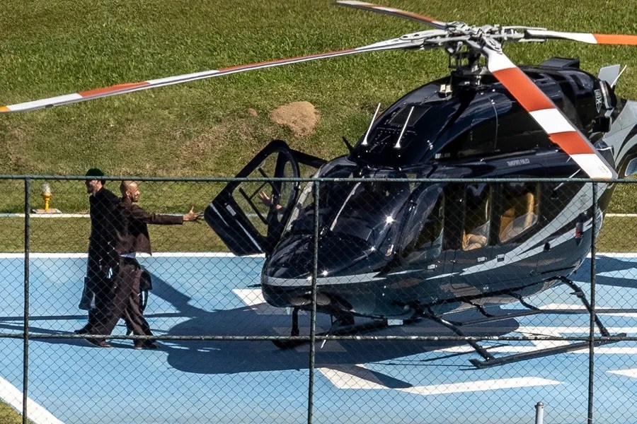 La selección brasileña inicia la concentración para el Mundial… ¡en helicóptero!