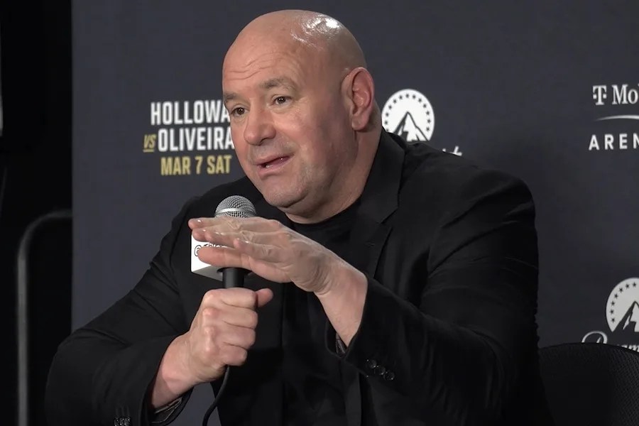 Dana White rechaza las peleas al aire libre mientras prepara un octágono en la Casa Blanca