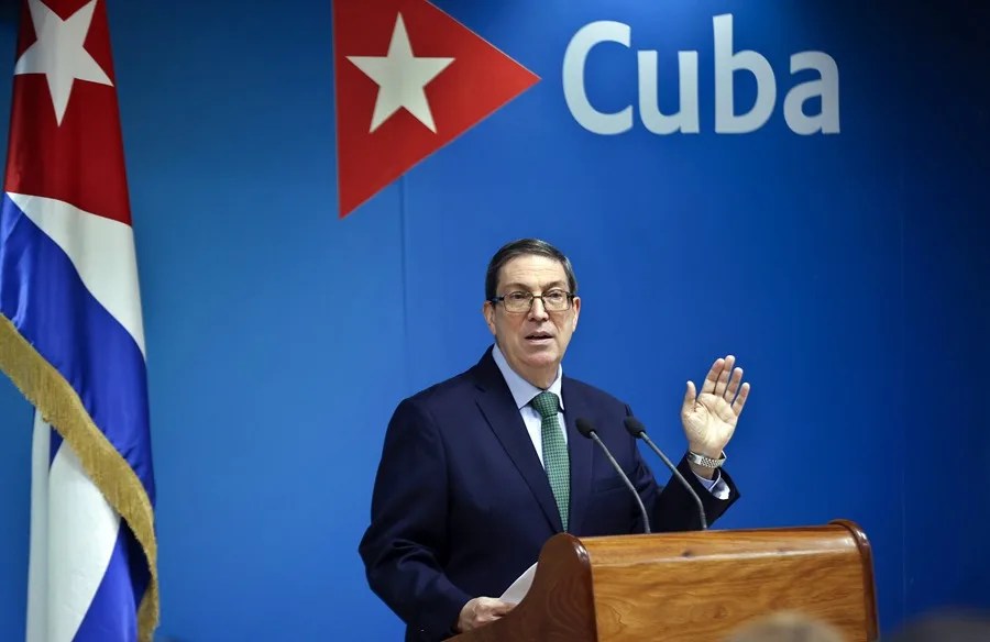 El canciller de Cuba, Bruno Rodríguez,