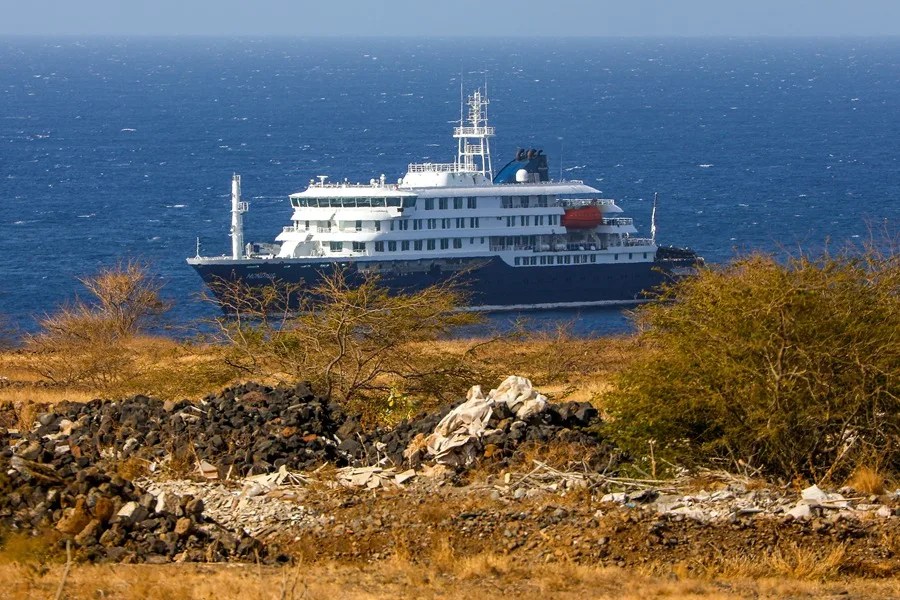 Fotografía de archivo del crucero MV Hondius.