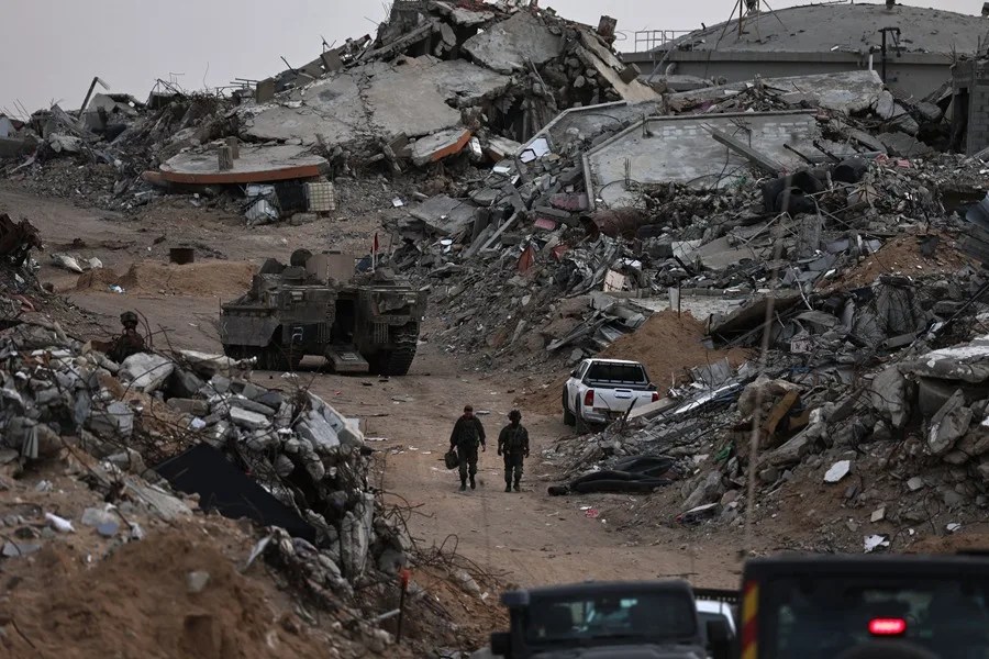 La 'línea naranja', la nueva zona bajo control militar de Israel en Gaza
