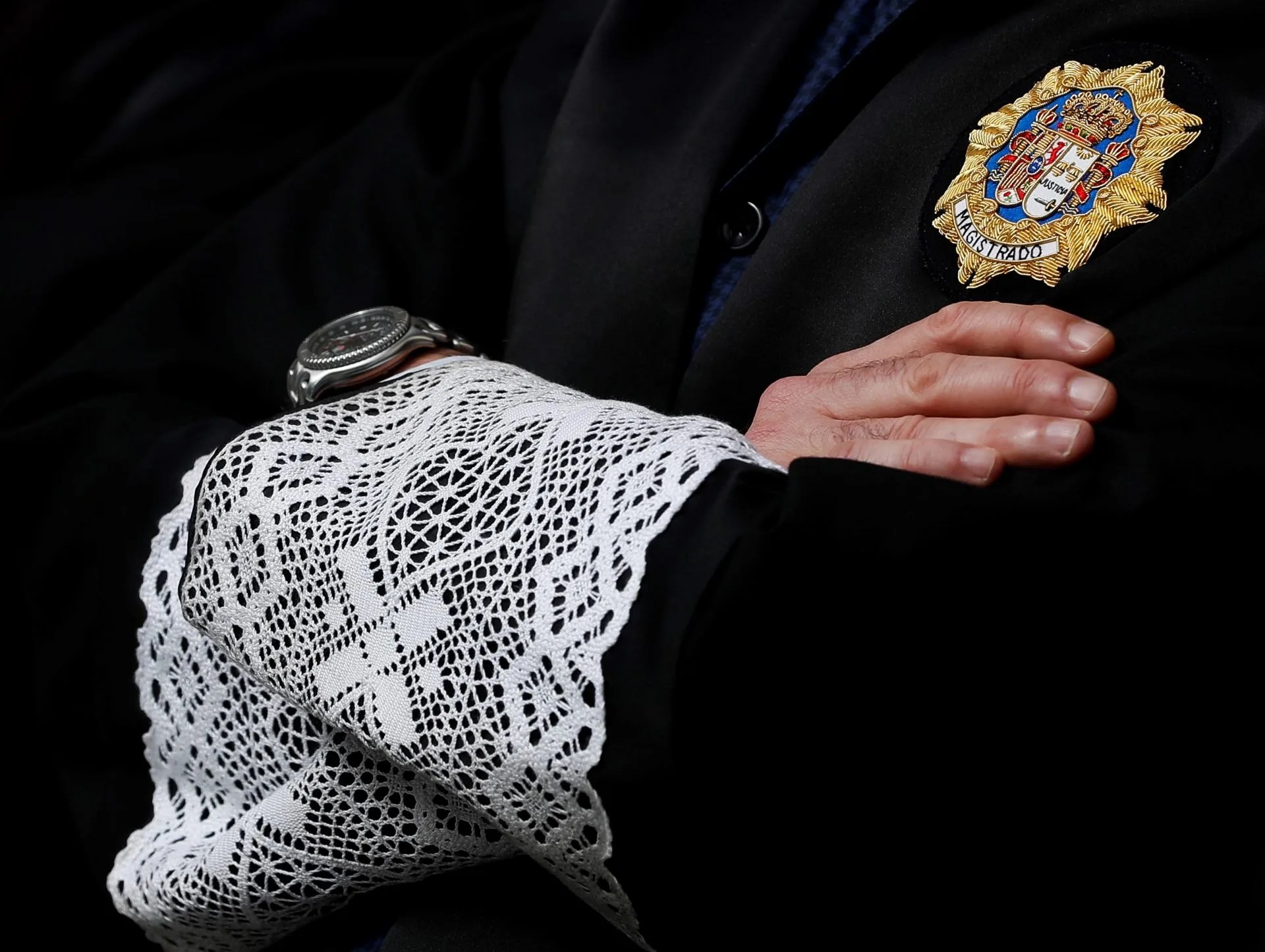 Detalle de la toga de un magistrado /EFE
